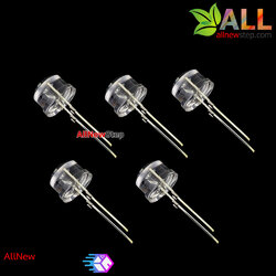 LED 8MM Blue 0.5W หลอดไฟ LED 8mm สีน้ำเงิน 0.5W จำนวน 5 ดวง