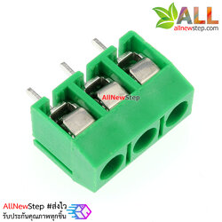 Terminal Block 3 ขา KF301 3P position 5.0MM screw PCB terminal block สีเขียว