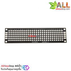 PCB แผ่นปริ๊นอเนกประสงค์ PCB สองด้าน ขนาด 2x8cm สีดำ