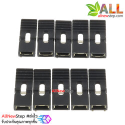 จัมเปอร์แบบยาว long jumper cap 2.54mm pitch 14mm 10 ชิ้น สีดำ