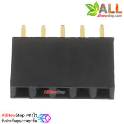 Pin header Single row 5p female 1x5P spacing 2.54mm จำนวน 1 ชิ้น