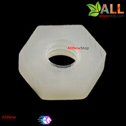 M2.5 น็อตไนลอนตัวเมีย NUT Nylon M2.5 สีขาว จำนวน 1 ชิ้น