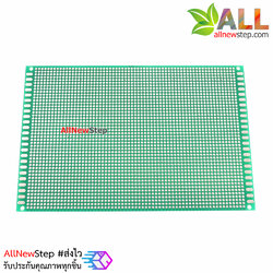 แผ่นปริ๊น PCB อเนกประสงค์แบบ 2 หน้าอย่างดี สีเขียว PCB ขนาด 12x18 เซนติเมตร
