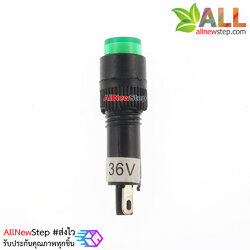 NXD-215 ไฟ LED signal สำหรับติดแผงควบคุม สีเขียว 36VDC