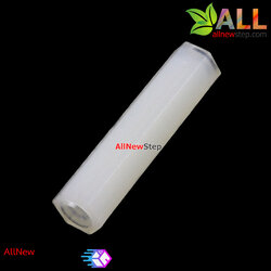 เสาน็อตไนลอน NUT Nylon M2 ขนาด 18mm สีขาว จำนวน 1 ชิ้น