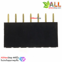 Pin header Single row 7p female 1x7P spacing 2.54mm จำนวน 1 ชิ้น