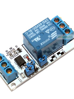 Relay 1 Channel 5V (Opto-Isolated) โมดูล รีเลย์ Relay 5V 1 ช่อง isolation control Relay Module Shield 250V/10A