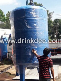 ถังกรองเหล็ก 48" (120cm. x 150cm. x 4.5 mm.)