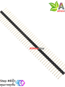ก้างปลาแบบยาวสองด้าน 40Pin 1x40 2.54mm 17mm Long Header Pin Male Breakable Pin Header
