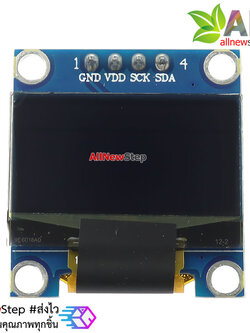 จอ OLED 0.96 นิ้ว สีเหลืองน้ำเงิน 0.96 inch SSD1315 Driver OLED LCD LED Display Module Yellow/Blue 0.96 128X64 for Arduino