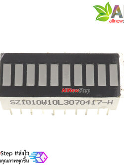 10 Segment LED 10 Bar Graph สีแดง