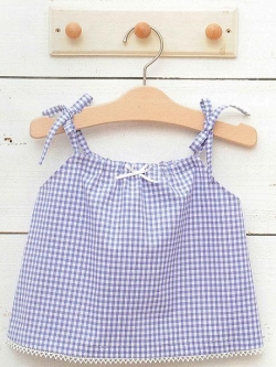 แพทเทิร์น ตัดเสื้อสายเดี่ยว เด็กหญิง ไซส์ 70, 80, 90