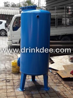 ถังกรองเหล็ก 26" (65cm. x 150cm. x 4.5 mm.)