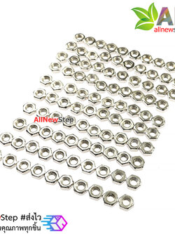 น็อตตัวเมีย m3 จำนวน 100 ตัว