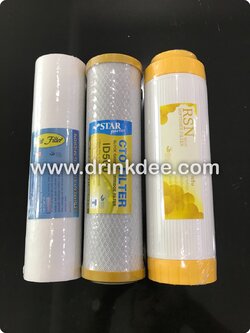 ชุดไส้กรอง ขนาด 10 นิ้ว (PP, CABON BLOCK, RASIN)