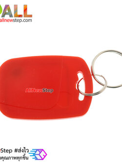 Key card IC พวงกุญแจคีย์การ์ด RFID 13.56MHz สีแดง