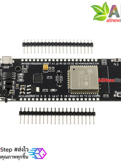 WeMos ESP32 ESP-WROOM-32 + 18650 Battery Socket บอร์ด ESP32 รุ่น ESP-WROOM-32 พร้อมที่ใส่แบตเตอร์รี่ 18650 และวงจรชาร์จในตัว