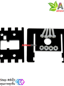 Raspberry PI Raspberry Pi Camera Mount Adjustable Pi Camera Mount สีดำ + น็อต