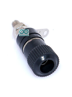 Terminal M4 4mm screw inverter audio amplifier power supply terminal jack Black