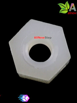 น็อตไนลอนตัวเมีย NUT Nylon M3 จำนวน 1 ชิ้น