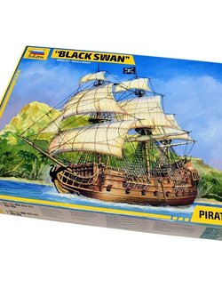 1/72 PIRATE SHIP "BLACK SWAN" + BONUS PARTs "BLACK PURL"