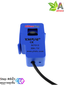 SCT-013-030 CT 0-30A to 0-1V Non-Invasive Current Sensor เซนเซอร์วัดกระแสไฟฟ้าแบบครอบ 30A