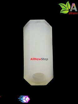 เสาน็อตไนลอน NUT Nylon M2 ขนาด 10mm สีขาว จำนวน 1 ชิ้น