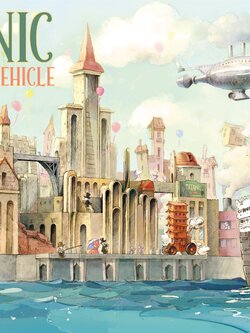 EGG SHIP TITANIC PORT SCENE & VEHICLE