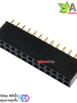 2.54mm pitch female double row female socket 2x13 pin pinheader 2x13P