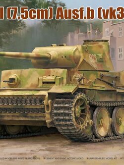 1/35 Pz.kpfw.VI Ausf.b (vk36.01) w/workable track links