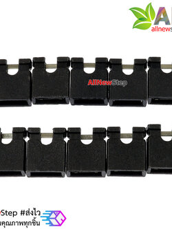 จัมเปอร์ สีดำ Mini Jumper 2 Pins Female Pitch 2.54mm จำนวน 10 ชิ้น