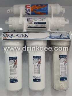 เครื่องกรองน้ำ 5 ขั้นตอน UF AQUATEK USA.