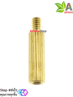 น็อตทองเหลือง NUT M2 ขนาด 10+3mm