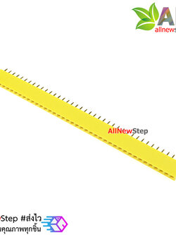 Socket 1x40 pin 2.54MM Pin header สีเหลือง