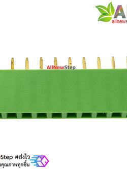 Pin header Female Header Single Row 2.54mm 10p Pin1x10 สีเขียว