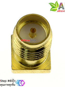 Edge Mount PCB Board Receptacle RP SMA Jack Connector Adapter ตัวผู้