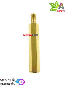 Pillars Nut M3 น็อต ทองเหลืองแบบยาว 31mm 25+6mm