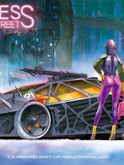 1/32 ARMOURED SPORTS CAR MADNESS OF THE STREET LUNA & SELENA