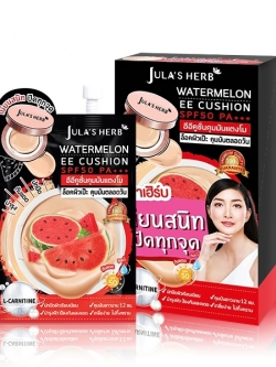 Jula's Herb Watermelon EE Cushion SPF50 PA+++ 6 ml. 6 ซอง