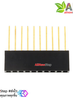 Stackable Header for arduino 1x10 2.54MM 10Pin 10MM Long Needle Female Pin Header Strip Stackable Header