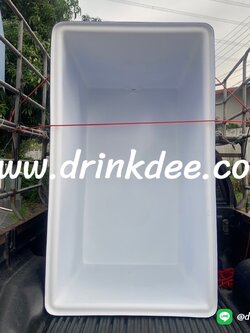 ถังเก็บน้ำ-เคมี PE ขนาด 1,200 ลิตร (ทรงสี่เหลี่ยมผืนผ้า)