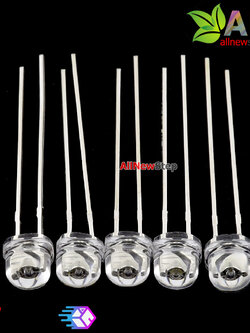 LED 5mm สีน้ำเงิน จำนวน 5 ดวง