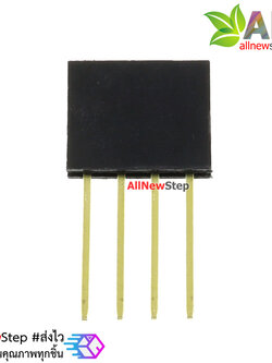 Stackable Header for arduino 2.54MM 4Pin 10MM Long Needle Female 1x4