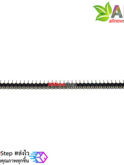 ก้างปลา 2.54mm ซ็อกเกตขากลมอย่างดี Single Row Pin Header 2.54mm round hole 1X40 Pin