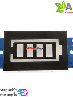 Battery power indicator battery level 11.1-12.6V โมดูล วัดระดับแบตเตอร์รี่ 11.1-12.6V ไฟแสดงผล 4 ระดับ สีเขียว