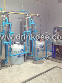 ชุดติดตั้งโรงานผลิตน้ำดื่มขาย 36,000L/วัน (ทั้งระบบ)