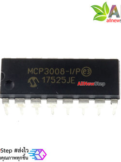 MCP3008 8-Channel 10-Bit ADC With SPI Interface
