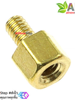 น็อต m2.5 ขนาด 4+4mm