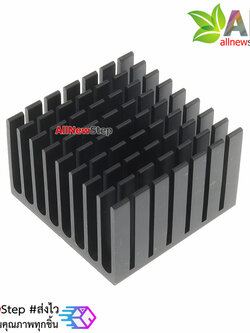 แผ่นระบายความร้อน heat sink ขนาด37x37x24mm Heat sink conduction Aluminum radiator