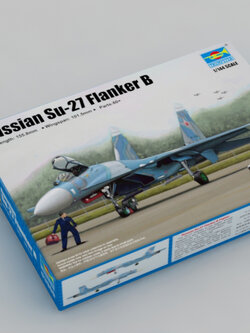 1/144 Russian Su-27 Flanker B